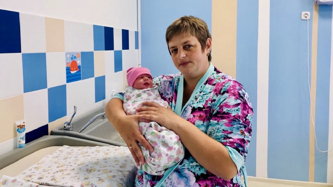 В третий раз стала мамой в стенах родильного отделения Ступинской ЦРКБ